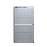 FORNO Asti 30" 7.36 cu. ft. French Door Double Electric Wall Oven with Air Fry, Self-Clean and Sous Vide in White with Antique Brass Accents, FBOEL1340-30WHT