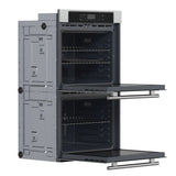 FORNO Villarosa 30" Built-In Double Wall Oven In Stainless Steel with Self-Clean, FBOEL1365-30