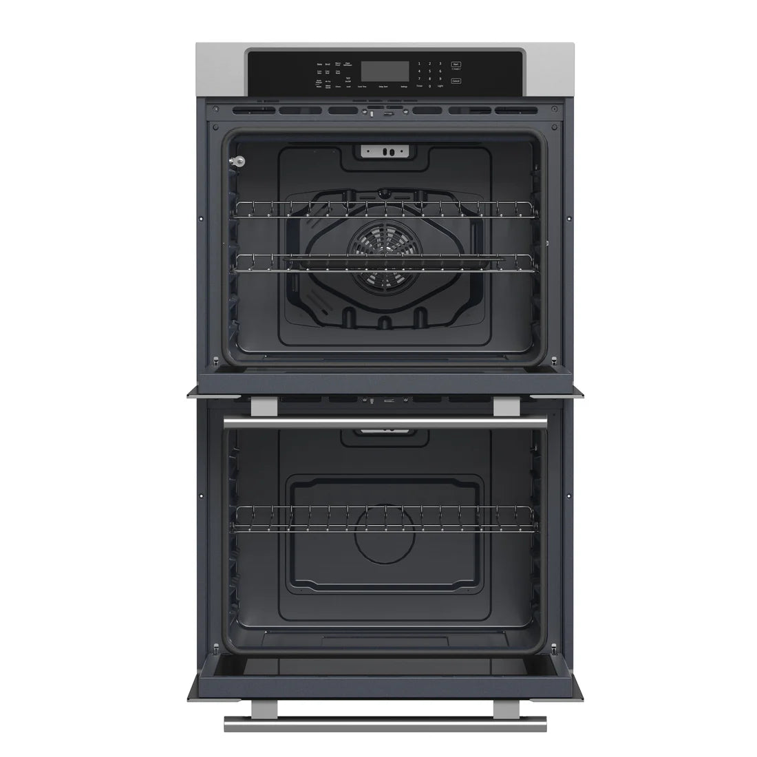 FORNO Villarosa 30" Built-In Double Wall Oven In Stainless Steel with Self-Clean, FBOEL1365-30