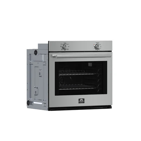 FORNO Vomero 30" 5 cu. ft. Built-In Single Electric Wall Oven in Stainless Steel, FBOEL1370-30