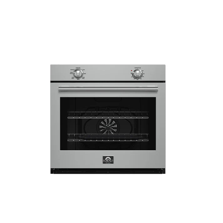 FORNO Vomero 30" 5 cu. ft. Built-In Single Electric Wall Oven in Stainless Steel, FBOEL1370-30