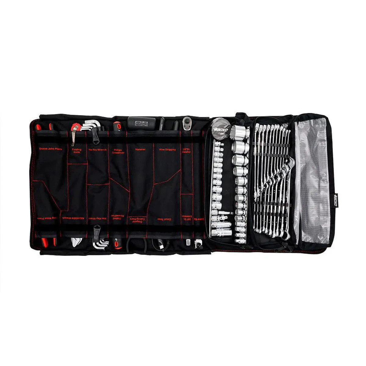 Boxo Boat Roll | 82-Piece Metric and SAE Marine Tool Roll and Dry Bag