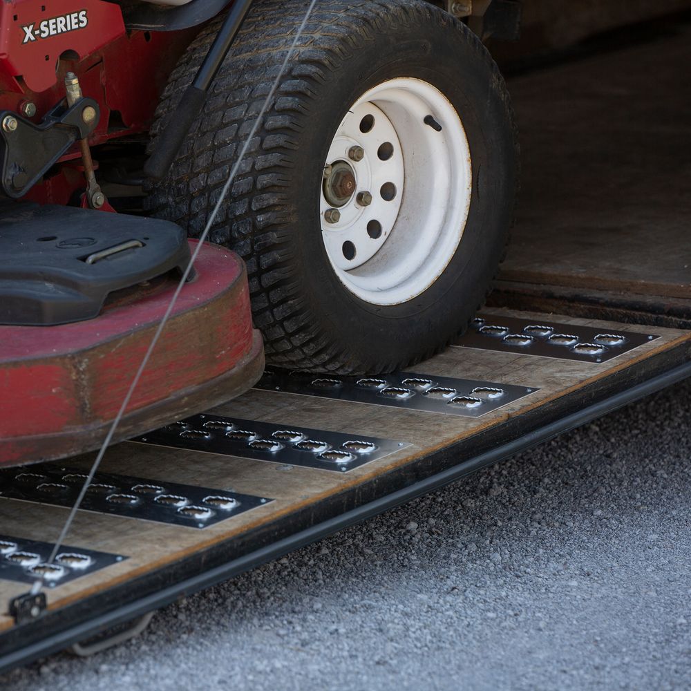 Trailer Tread w/ Oval Punch Plate Traction