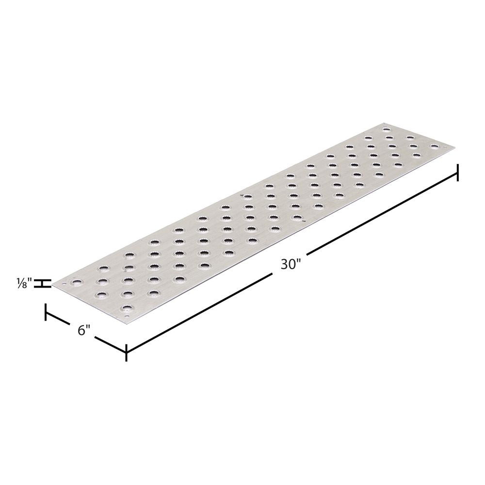 Trailer Tread w/Circle Punch Plate Traction