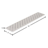 Trailer Tread w/Circle Punch Plate Traction