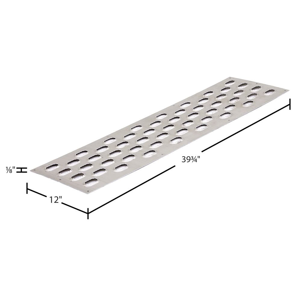 Trailer Tread w/ Oval Punch Plate Traction