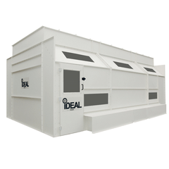 Side Downdraft Paint Booth PSB-SDD26B-AK