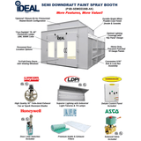 Semi Downdraft Paint Booth PSB-SEMIDD26-ASY-AK