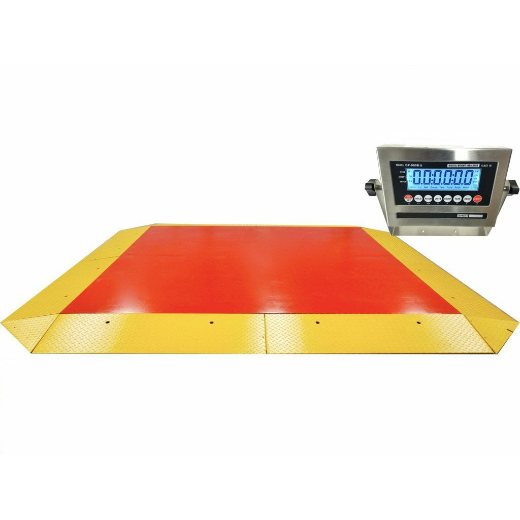 Prime Scales SL-960 Heavy Duty Ultra low Cargo Pancake Scale Selleton with Capacity of 20,000 lbs x 10 lb