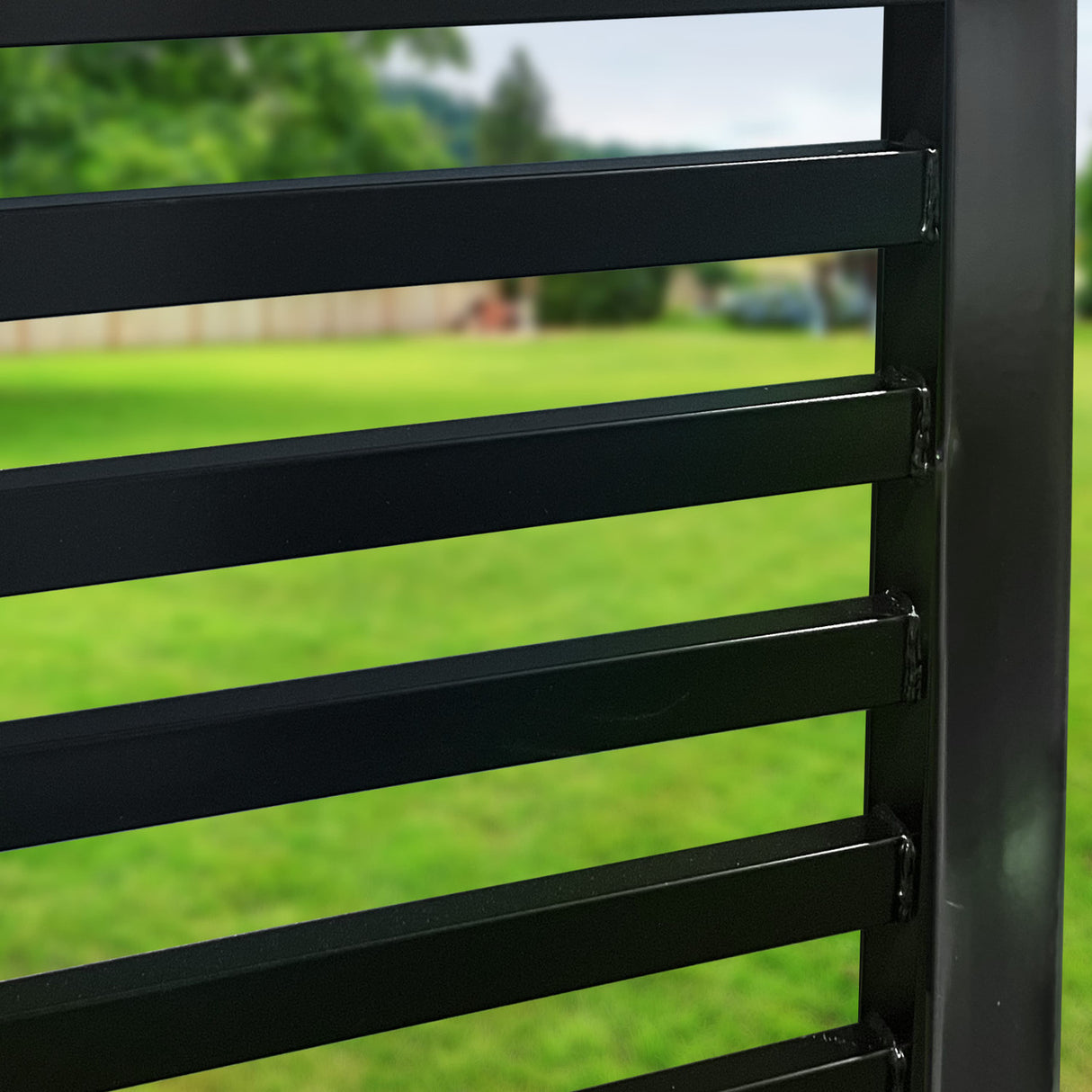 Aleko 2-Panel Fence Kit – KYIV Style – 8x5 ft.