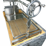 Tagwood BBQ Insert Style Argentine Santa Maria Wood Fire & Charcoal Gaucho Grill without firebricks | BBQ09SS -