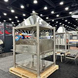 Tagwood BBQ XL Argentine Santa Maria Wood Fire & Charcoal Gaucho Grill all Stainless Steel | BBQ22SS