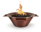 The Outdoor Plus Cazo 4-Way Copper Fire & Water Bowl
