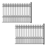 Aleko 2-Panel Fence Kit – PRAGUE Style – 8x5 ft. Each