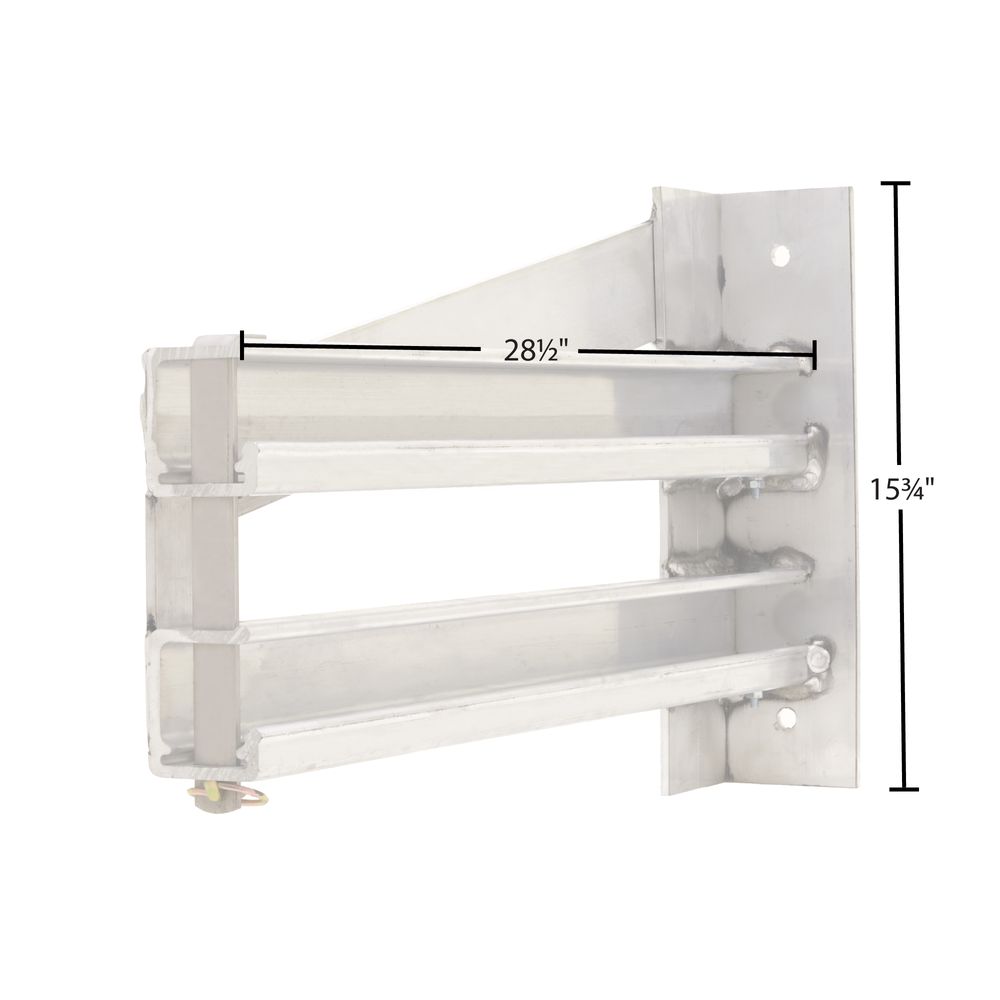Bolt-On Semi-Trailer Loading Ramp Storage Brackets