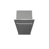 FORNO Maderno 28" 13.6 cu. ft. Left Swing Convertible Refrigerator/ Freezer with Modern Trim Kit, FFFFD1722-32LS