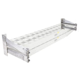 Loading Ramp Storage Brackets for Step Deck Trailers without Knee Braces