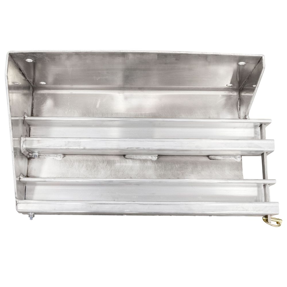 Clamp-On Semi-Trailer Loading Ramp Storage Brackets