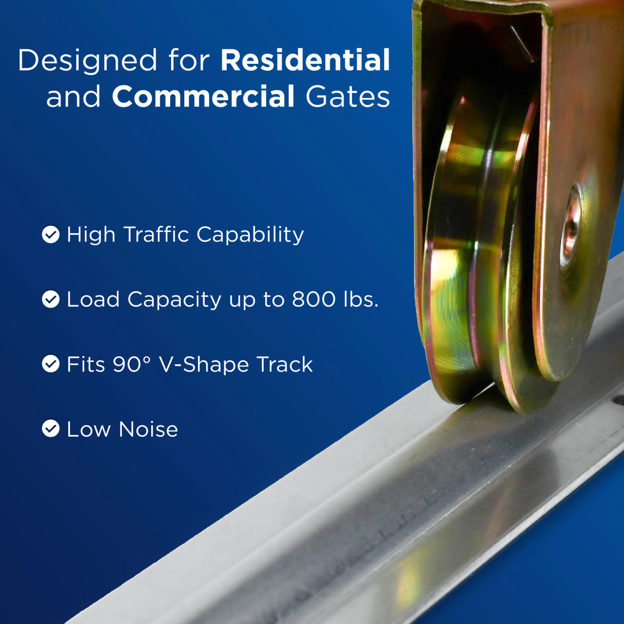 Aleko Sliding Gate Roll Hardware Kit