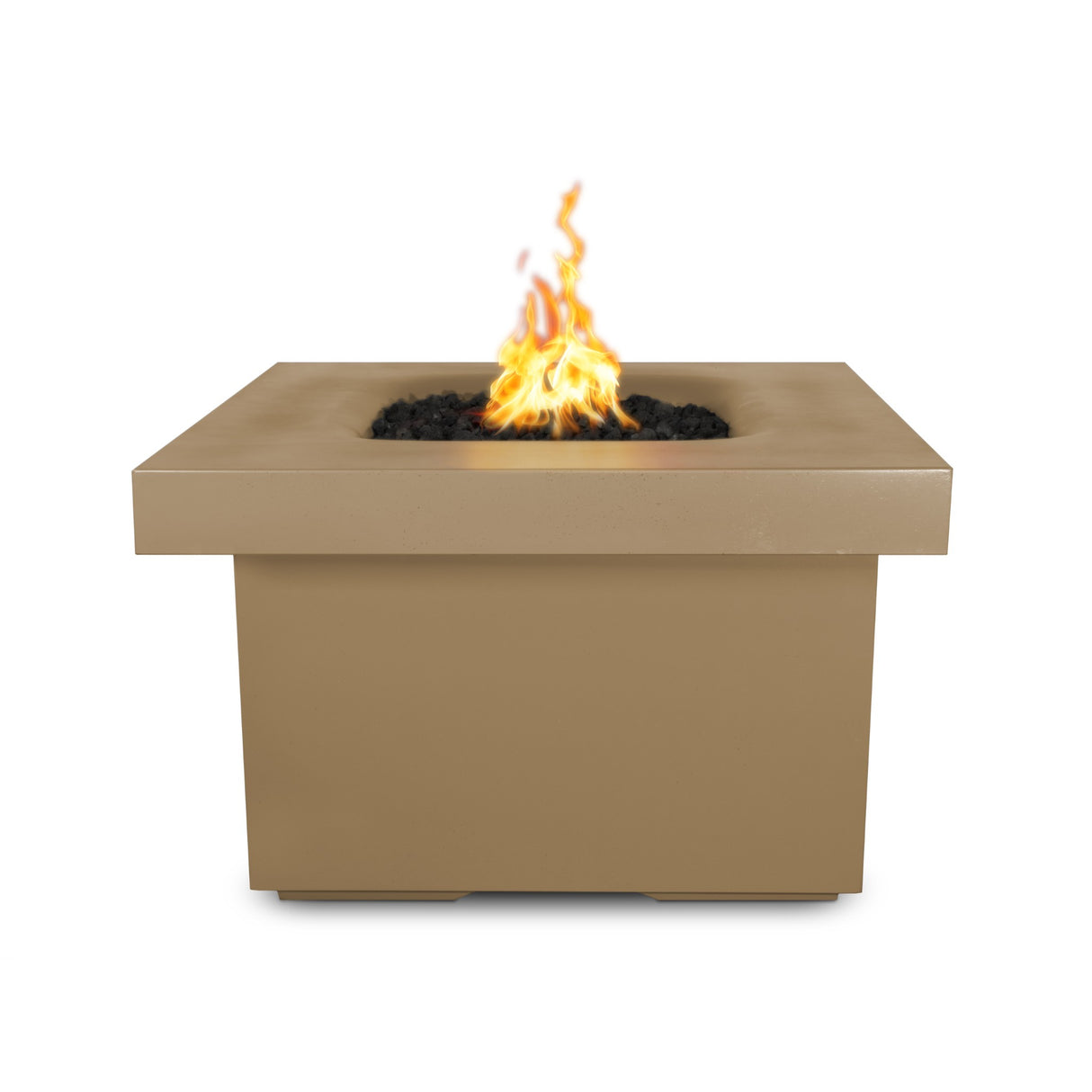 The Outdoor Plus Ramona Square Concrete Fire Table plus Free Cover