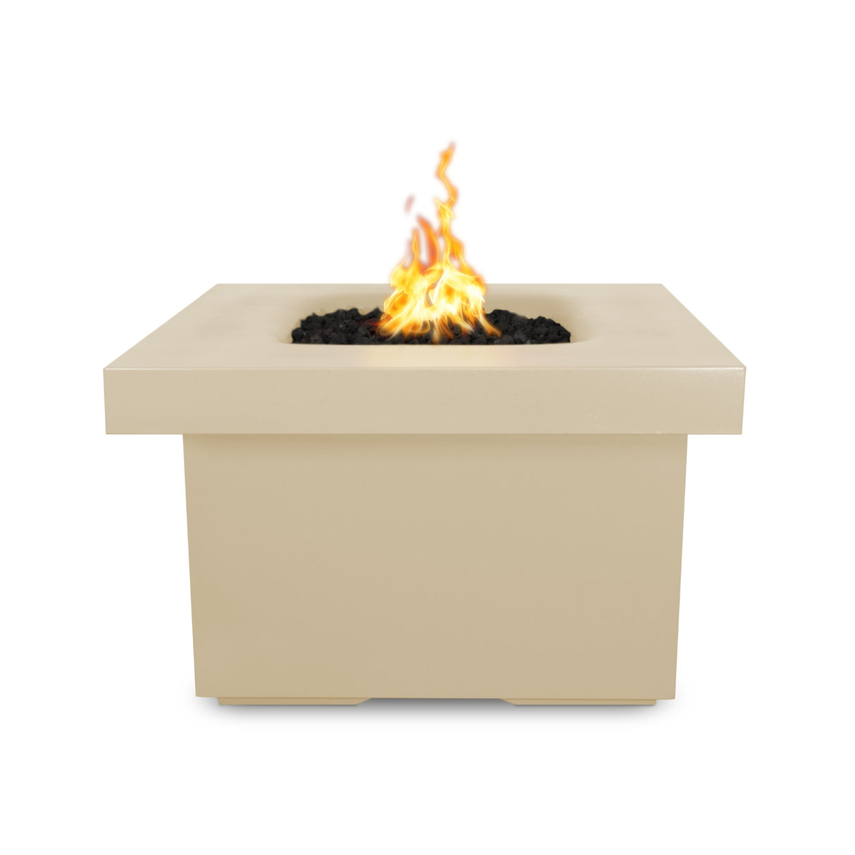 The Outdoor Plus Ramona Square Concrete Fire Table plus Free Cover