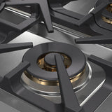 FORNO Spezia 36" Gas Rangetop with 6 Sealed Burners in Stainless Steel, FCTGS5751-36