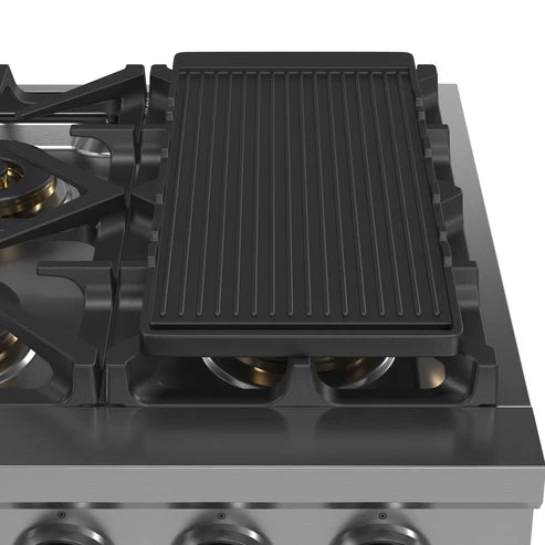 FORNO Spezia 36" Gas Rangetop with 6 Sealed Burners in Stainless Steel, FCTGS5751-36