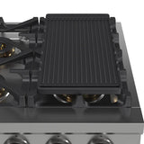 FORNO Spezia 36" Gas Rangetop with 6 Sealed Burners in Stainless Steel, FCTGS5751-36