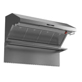 FORNO Savona 60" 1200 CFM Wall Mount Range Hood with Backsplash, Warming Lamp and Shelf, FRHWM5029-60HB