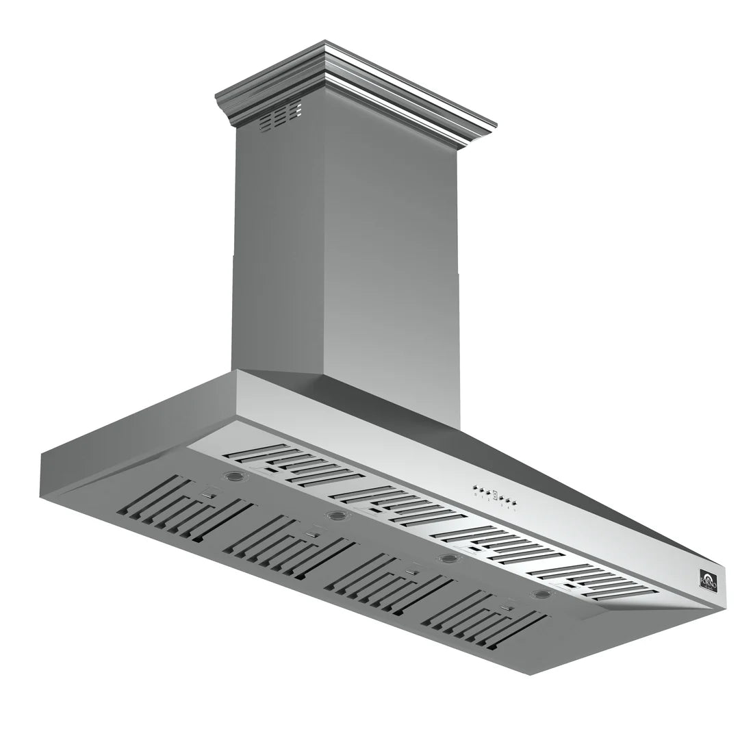 FORNO Orvieto 60" 1,200 CFM Wall Mount Range Hood in Stainless Steel, FRHWM5094-60