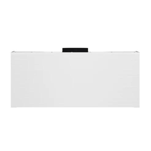 FORNO Espresso Bari 30" 400 CFM Under Cabinet Range Hood in White with Silver Handles, FRHUC5255-30WHT