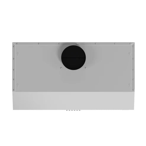 FORNO Espresso Bari 30" 400 CFM Under Cabinet Range Hood in White with Silver Handles, FRHUC5255-30WHT