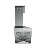 FORNO Orvieto 48" 1,200 CFM Wall Mount Range Hood in Stainless Steel, FRHWM5094-48