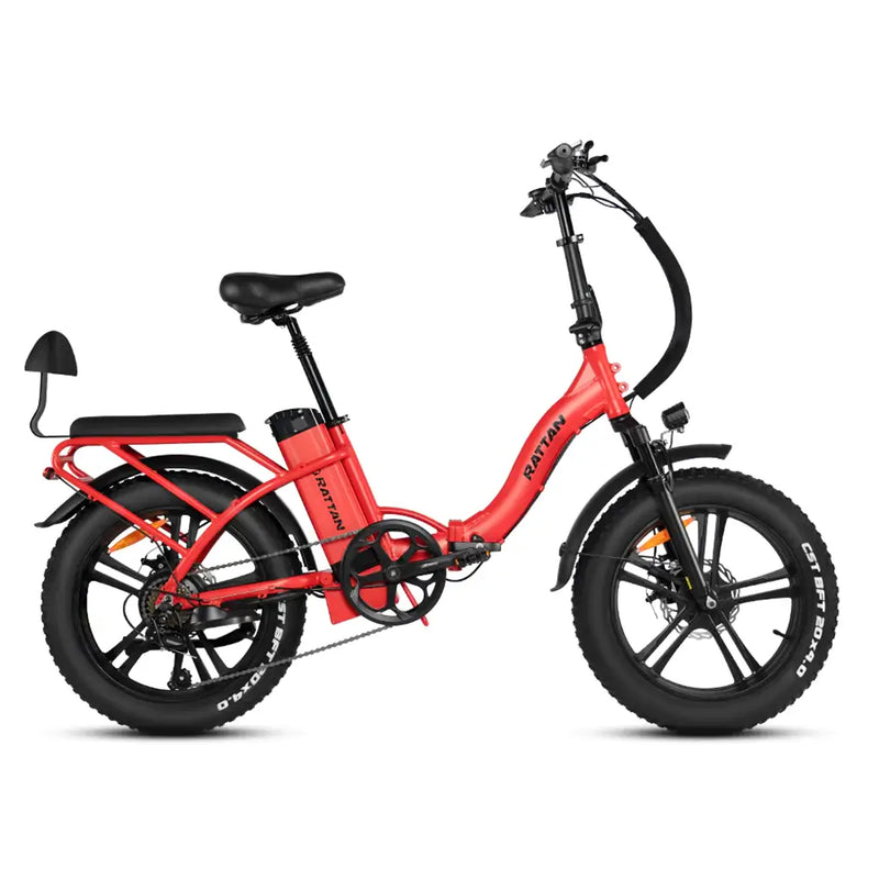 Rattan LF-750 Pro Step-Thru Fat Tire, 750W 48V, Folding Electric Bike