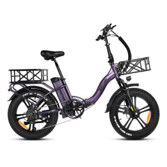 Rattan LF-750 Pro Step-Thru Fat Tire, 750W 48V, Folding Electric Bike