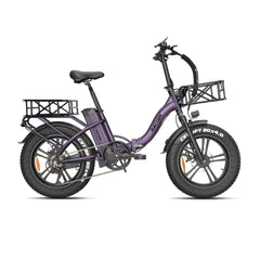 Rattan LF-750 Pro Step-Thru Fat Tire, 750W 48V, Folding Electric Bike