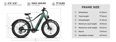 Rattan Pathfinder 750W 48V Mountain Electric Bike