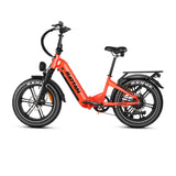 Rattan Pinus 750W 48V Step Through Fat Tire Electric Bike