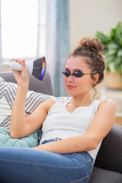 Orange LED Light Therapy Device