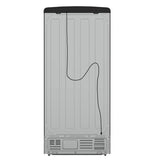 FORNO Espresso Luigi 33" 18 cu. ft. French Door Refrigerator in Black with Antique Brass Handles, FFFFD1791-33BLK