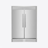 FORNO Maderno 60" 27.2 cu.ft. Convertible Refrigerator and Freezer with Grill Trim Kit, FFFFD1722-60SG
