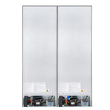 Forno Custodia 48" Bottom Freezer combo, 20.6 cf., Ice Maker, Total No frost, Stainless Steel handles
