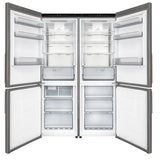 Forno Custodia 48" Bottom Freezer combo, 20.6 cf., Ice Maker, Total No frost, Stainless Steel handles