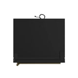 FORNO Espresso Milano 31" 17.2 cu. ft. Right Swing Refrigerator and Bottom Freezer in Black with Silver Handles, FFFFD1785-31BLK