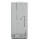 FORNO Espresso Luigi 33" 18 cu. ft. French Door Refrigerator in White with Antique Brass Handles, FFFFD1791-33WHT