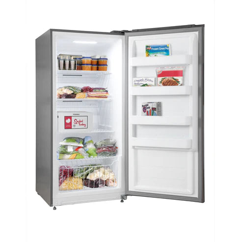 FORNO Rizzuto 28" 32″ 13.8 cu. ft. Right Hand Swing Dual Zone Refrigerator/Freezer in Stainless Steel, FFFFD1933-28RS