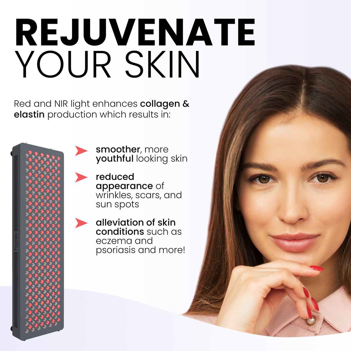 Hooga HG1500 Red Light Therapy Panel