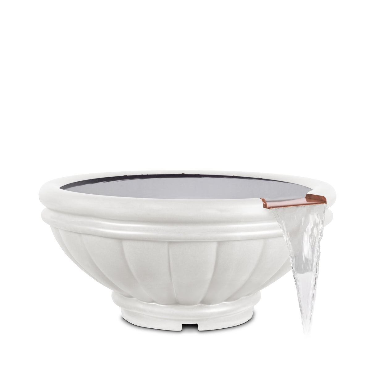The Outdoor Plus Roma Concrete Water Bowl plus Free Cover