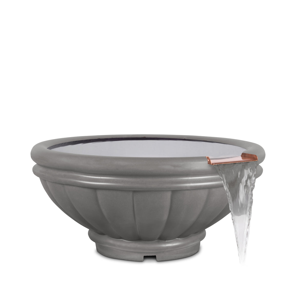 The Outdoor Plus Roma Concrete Water Bowl plus Free Cover