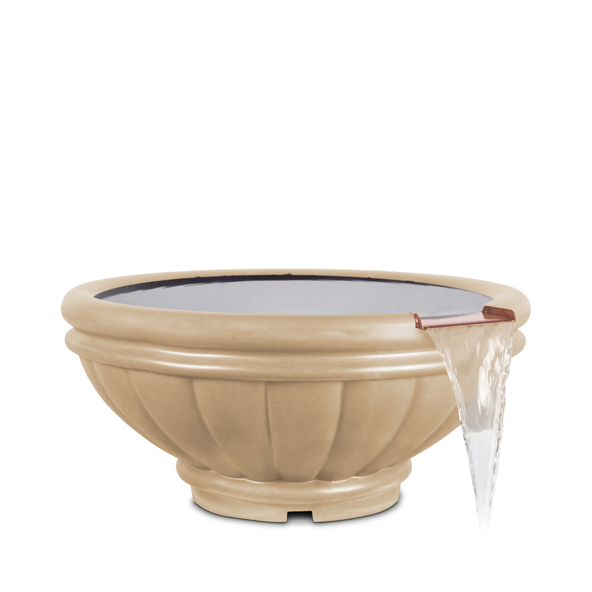 The Outdoor Plus Roma Concrete Water Bowl plus Free Cover